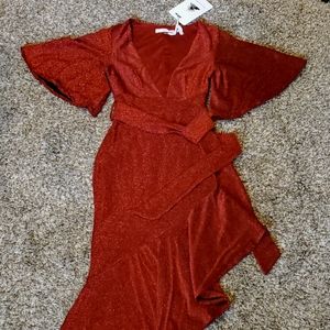 Sparkly, Red Dress